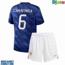 Francuska Eduardo Camavinga #6 Domaci Dres za djecu SP 2026 Kratak Rukav (+ Kratke hlače)